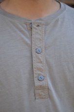 画像4: 【SALE!】Beautifical（ビューティフィカル ) HENLY NECK L/S Tee [LT.GRAY] (4)