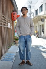 画像5: 【SALE!】Beautifical（ビューティフィカル ) HENLY NECK L/S Tee [LT.GRAY] (5)