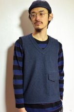 画像6: Niche (ニッチ) Pasar Vest [NAVY] (6)