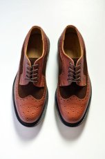 画像2: Arrow Footwear by White & Co. 1890 (アローフットウェア バイ ホワイトアンドコー1890) BROWN 5 EYE BLOGUE SHOE 【別注】 (2)