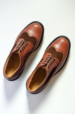 画像6: Arrow Footwear by White & Co. 1890 (アローフットウェア バイ ホワイトアンドコー1890) BROWN 5 EYE BLOGUE SHOE 【別注】 (6)