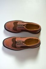 画像4: Arrow Footwear by White & Co. 1890 (アローフットウェア バイ ホワイトアンドコー1890) BROWN 5 EYE BLOGUE SHOE 【別注】 (4)