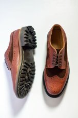 画像13: Arrow Footwear by White & Co. 1890 (アローフットウェア バイ ホワイトアンドコー1890) BROWN 5 EYE BLOGUE SHOE 【別注】 (13)