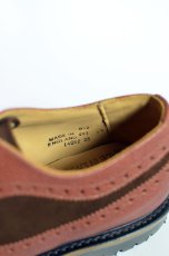 画像16: Arrow Footwear by White & Co. 1890 (アローフットウェア バイ ホワイトアンドコー1890) BROWN 5 EYE BLOGUE SHOE 【別注】 (16)