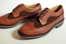 画像18: Arrow Footwear by White & Co. 1890 (アローフットウェア バイ ホワイトアンドコー1890) BROWN 5 EYE BLOGUE SHOE 【別注】 (18)