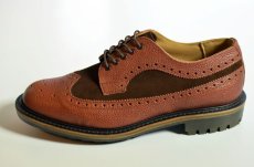 画像17: Arrow Footwear by White & Co. 1890 (アローフットウェア バイ ホワイトアンドコー1890) BROWN 5 EYE BLOGUE SHOE 【別注】 (17)