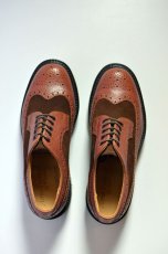 画像5: Arrow Footwear by White & Co. 1890 (アローフットウェア バイ ホワイトアンドコー1890) BROWN 5 EYE BLOGUE SHOE 【別注】 (5)