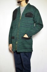 画像1: SKOOKUM (スクーカム) Lettered Cardigan 【別注】 (1)