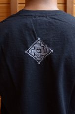 画像6: 【SALE!】oaxaca (オアハカ) Cross Stitch Tee〔BLACK〕 (6)
