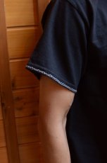 画像5: oaxaca (オアハカ) Cross Stitch Tee〔BLACK〕 (5)