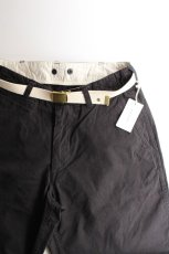 画像2: MASTER & Co. (マスターアンドコー) CHINO PANTS with BELT [BLACK] (2)