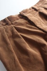 画像3: 【SALE!】*A VONTADE (アボンタージ) 2 Tuck Atrlier Trousers [BROWN] (3)