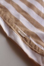 画像8: 【SALE!】Beautilities(ビューティリティーズ) Utility Zip Shirt  [Beige Stripe] (8)