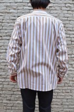 画像20: 【SALE】Beautilities(ビューティリティーズ) Utility Zip Shirt  [Beige Stripe] (20)