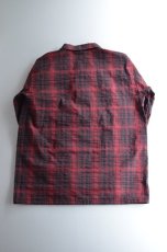 画像2: 【SALE】WOOLRICH(ウールリッチ) PE MESH P/O SHIRT 〔Red/Black〕 (2)