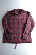 画像1: 【SALE】WOOLRICH(ウールリッチ) PE MESH P/O SHIRT 〔Red/Black〕 (1)