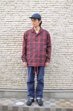 画像15: 【SALE】WOOLRICH(ウールリッチ) PE MESH P/O SHIRT 〔Red/Black〕 (15)