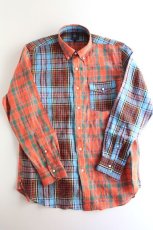 画像2: 【SALE!】J.PRESS(ジェイ・プレス) B.D CRAZY PATTERNED SHIRT 〔RED〕 (2)