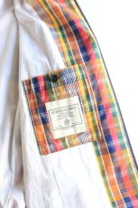 画像8: 【SALE!】J.PRESS(ジェイ・プレス)  MADRAS TENNIS JACKET 〔NAVY〕 (8)