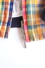 画像4: 【SALE!】J.PRESS(ジェイ・プレス)  MADRAS TENNIS JACKET 〔NAVY〕 (4)