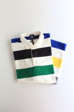 画像1: 【SALE】J.PRESS(ジェイ・プレス) RUGBY JERSEY HALF SLEEVE POLO 〔GREEN〕 (1)