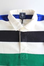 画像3: 【SALE】J.PRESS(ジェイ・プレス) RUGBY JERSEY HALF SLEEVE POLO 〔GREEN〕 (3)