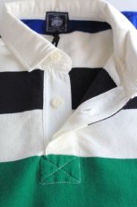 画像4: 【SALE】J.PRESS(ジェイ・プレス) RUGBY JERSEY HALF SLEEVE POLO 〔GREEN〕 (4)