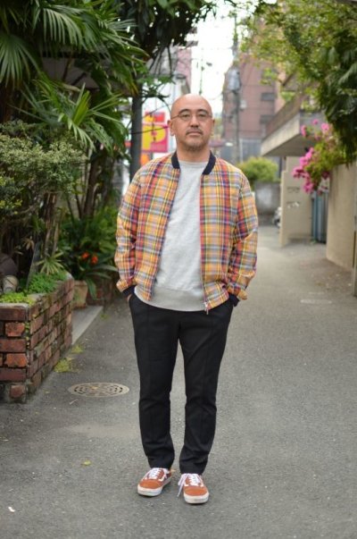 画像2: 【SALE!】J.PRESS(ジェイ・プレス)  MADRAS TENNIS JACKET 〔NAVY〕