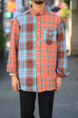 画像12: J.PRESS(ジェイ・プレス) B.D CRAZY PATTERNED SHIRT 〔RED〕 (12)