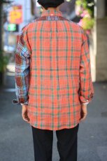 画像14: J.PRESS(ジェイ・プレス) B.D CRAZY PATTERNED SHIRT 〔RED〕 (14)