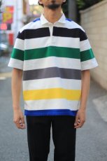 画像7: 【SALE】J.PRESS(ジェイ・プレス) RUGBY JERSEY HALF SLEEVE POLO 〔GREEN〕 (7)