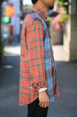 画像13: J.PRESS(ジェイ・プレス) B.D CRAZY PATTERNED SHIRT 〔RED〕 (13)