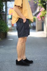 画像13: 【SALE】and wander (アンドワンダー) double jacquard knit short pants [CHARCOAL] (13)
