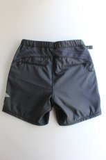 画像7: 【SALE!】and wander (アンドワンダー) double jacquard knit short pants [CHARCOAL] (7)