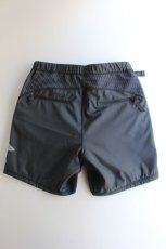 画像7: and wander (アンドワンダー) double jacquard knit short pants [CHARCOAL] (7)