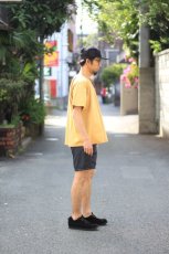 画像16: and wander (アンドワンダー) double jacquard knit short pants [CHARCOAL] (16)