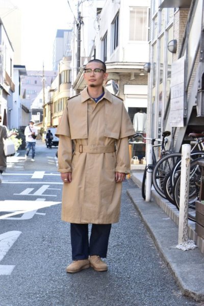 画像1: 【SALE!】*A VONTADE (アボンタージ) Inverness Long Coat [BEIGE]