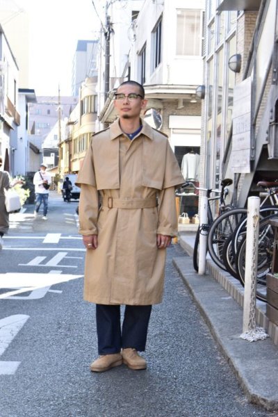 画像1: *A VONTADE (アボンタージ) Inverness Long Coat [BEIGE]