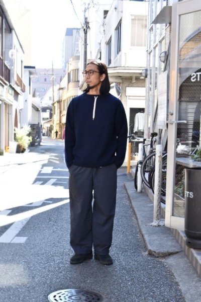 画像1: 【SALE!】FUJITO (フジト) Commando Sweater [2-colors]