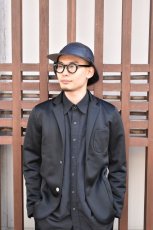 画像11: 【SALE】Indietro Association (インディエトロアソシエーション) Quilting Cap [BLACK] (11)