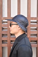 画像9: 【SALE】Indietro Association (インディエトロアソシエーション) Quilting Cap [BLACK] (9)