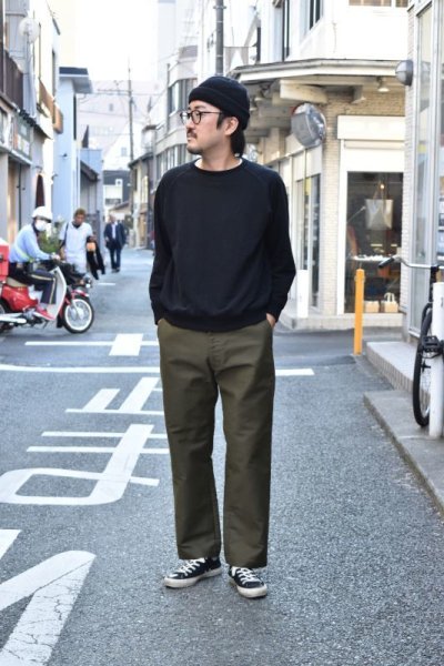 画像3: 【SALE!】FUJITO (フジト) Tapered Pants [OLIVE GREEN]