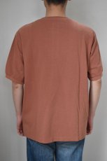 画像17: 【SALE】SCYE BASICS (サイベーシックス) Garment Dyed Cotton Pique Henley Neck Shirt [2-colors] (17)