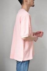 画像11: 【SALE】SCYE BASICS (サイベーシックス) Garment Dyed Cotton Pique Henley Neck Shirt [2-colors] (11)