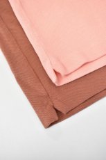 画像4: SCYE BASICS (サイベーシックス) Garment Dyed Cotton Pique Henley Neck Shirt [2-colors] (4)