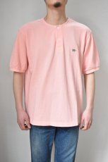 画像10: SCYE BASICS (サイベーシックス) Garment Dyed Cotton Pique Henley Neck Shirt [2-colors] (10)
