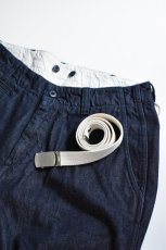 画像8: MASTER & Co. (マスターアンドコー) ONE WASHED DENIM PANTS with BELT [INDIGO] (8)