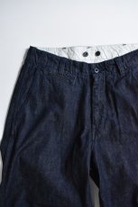 画像2: MASTER & Co. (マスターアンドコー) ONE WASHED DENIM PANTS with BELT [INDIGO] (2)