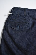 画像6: MASTER & Co. (マスターアンドコー) ONE WASHED DENIM PANTS with BELT [INDIGO] (6)