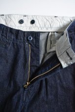 画像4: MASTER & Co. (マスターアンドコー) ONE WASHED DENIM PANTS with BELT [INDIGO] (4)